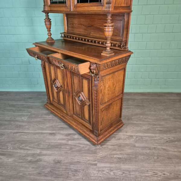 Buffetschrank Schrank Gründerzeit 1880 Eiche – Bild 20