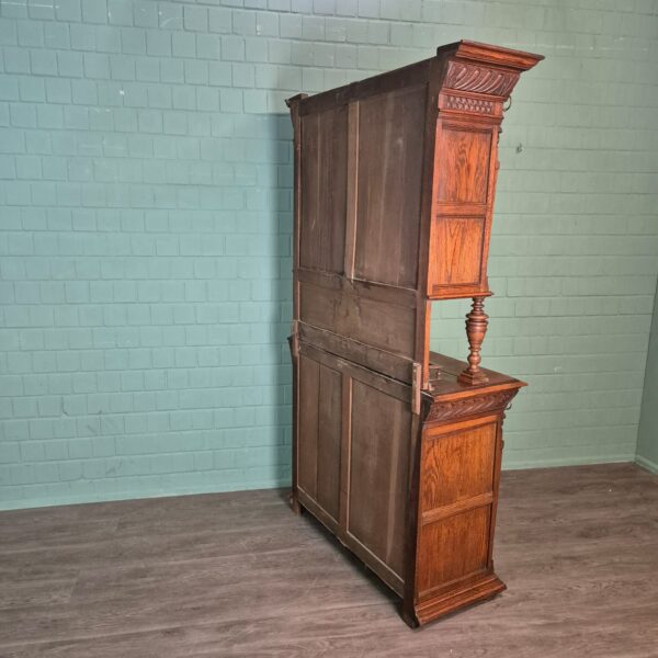 Buffetschrank Schrank Gründerzeit 1880 Eiche – Bild 22