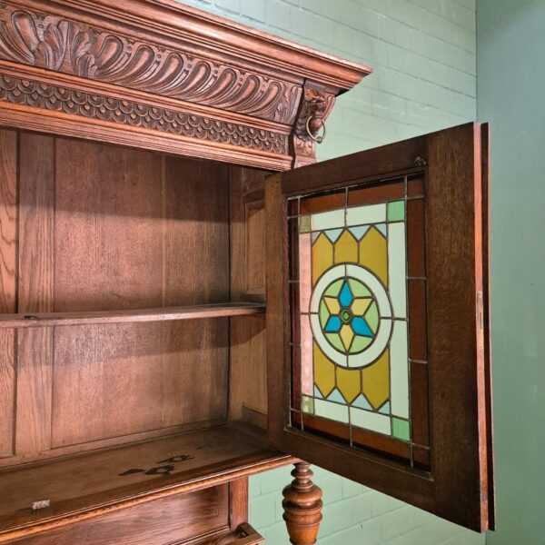 Buffetschrank Schrank Gründerzeit 1880 Eiche – Bild 19