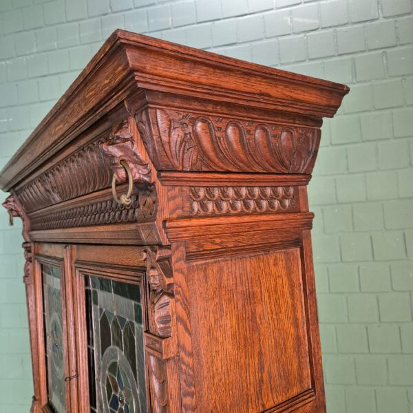 Buffetschrank Schrank Gründerzeit 1880 Eiche – Bild 12