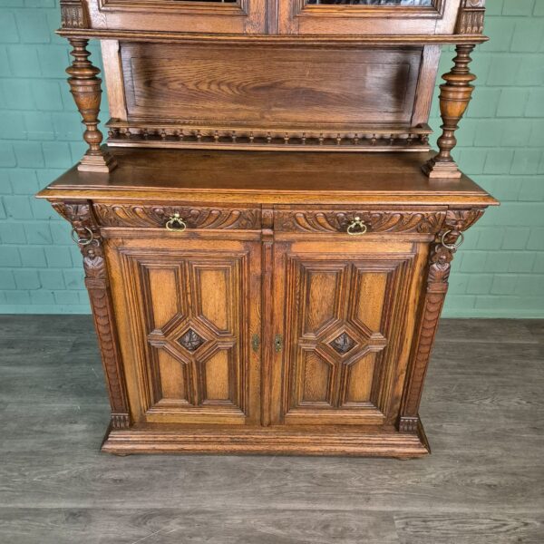 Buffetschrank Schrank Gründerzeit 1880 Eiche – Bild 10