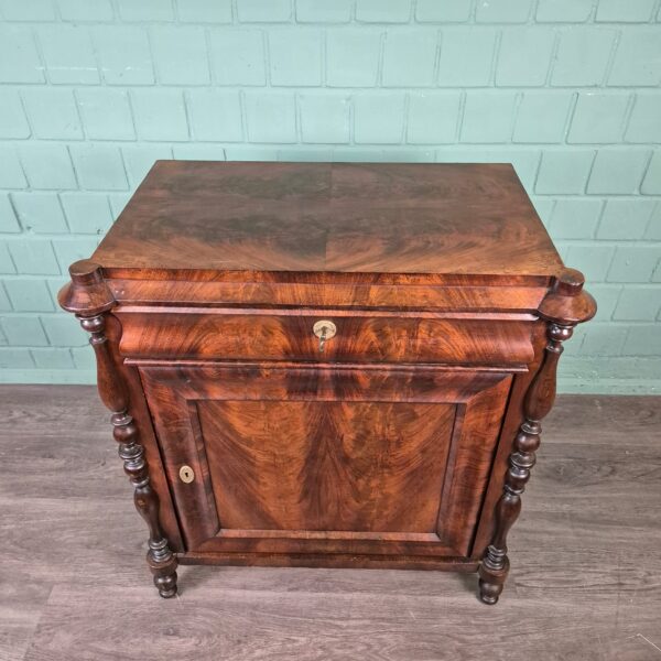 Beistellschrank Anrichte Biedermeier 1850 Mahagoni – Bild 4