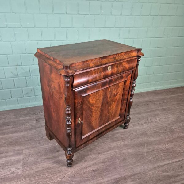 Beistellschrank Anrichte Biedermeier 1850 Mahagoni