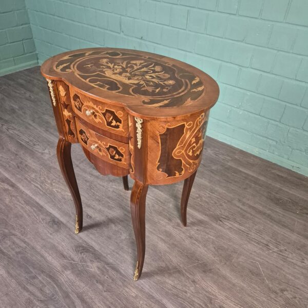 Beistelltisch Salontisch Furnier 0,81 m – Bild 3