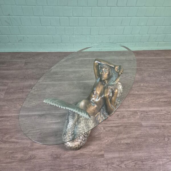 Couchtisch Meerjungrau Glas 1,30 m x 0,70 m – Bild 6