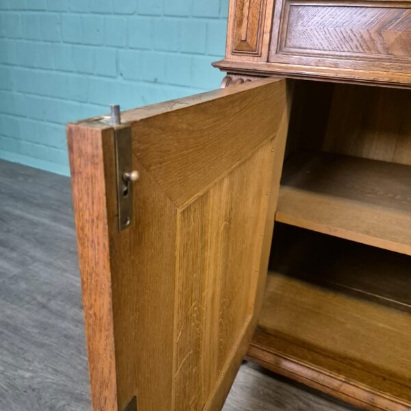 Buffetschrank Schrank Gründerzeit 1880 Eiche – Bild 19