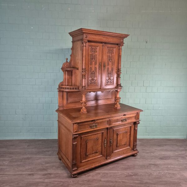Buffetschrank Schrank Gründerzeit 1880 Eiche