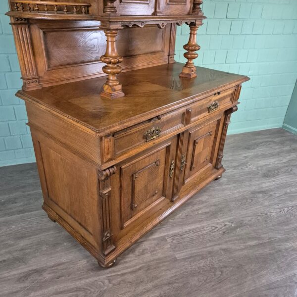 Buffetschrank Schrank Gründerzeit 1880 Eiche – Bild 7