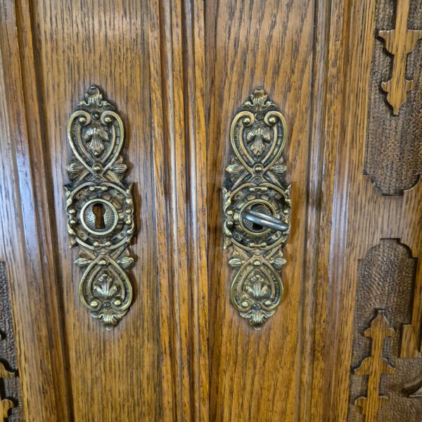 Buffetschrank Schrank Gründerzeit 1880 Eiche – Bild 13