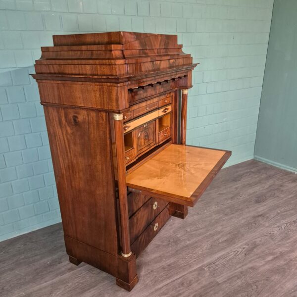 Sekretär Biedermeier 1810 Mahagoni – Bild 4