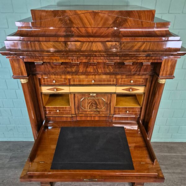 Sekretär Biedermeier 1810 Mahagoni – Bild 9