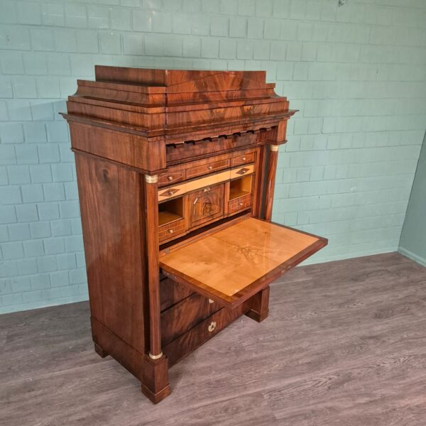 Sekretär Biedermeier 1810 Mahagoni – Bild 5