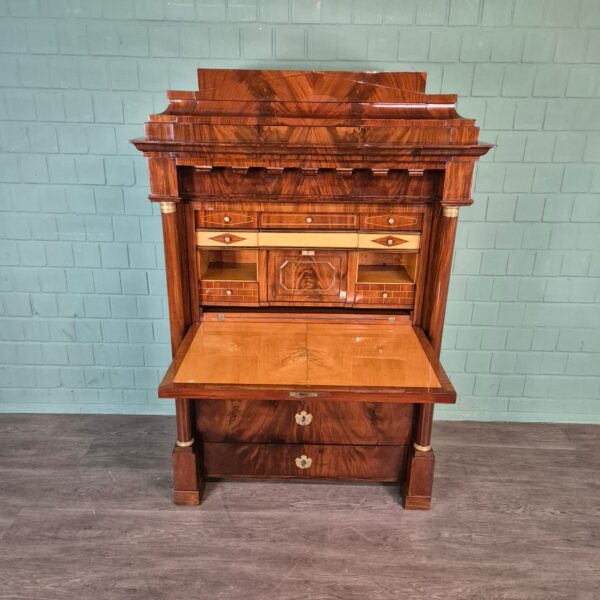Sekretär Biedermeier 1810 Mahagoni – Bild 7