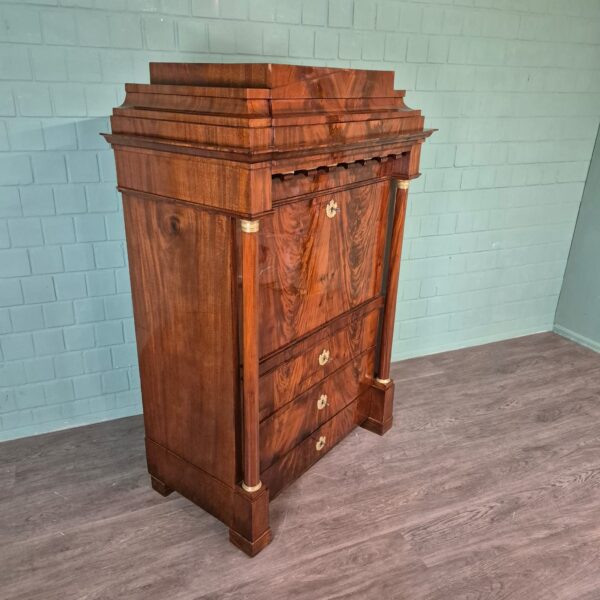 Sekretär Biedermeier 1810 Mahagoni