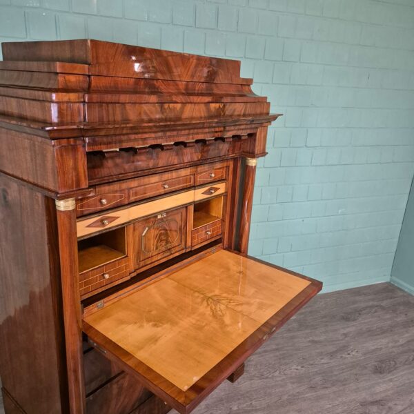 Sekretär Biedermeier 1810 Mahagoni – Bild 6