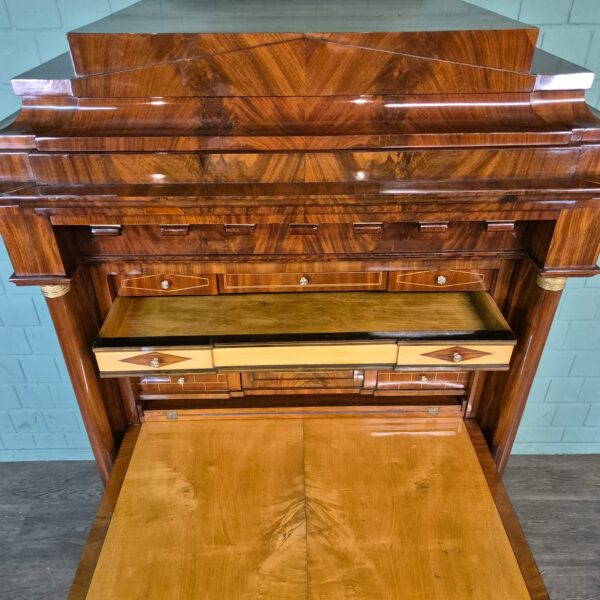 Sekretär Biedermeier 1810 Mahagoni – Bild 8