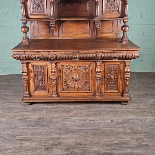 Buffetschrank Schrank Gründerzeit 1880 Eiche – Bild 5