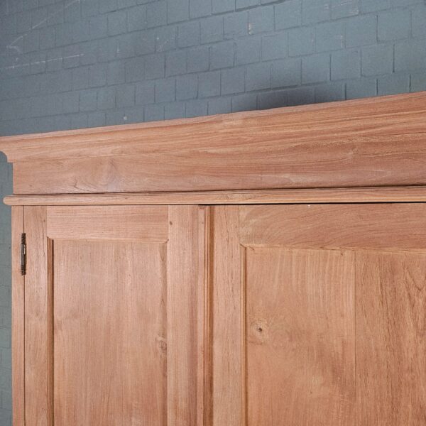 Kleiderschrank Schrank Teakholz 1,35 m – Bild 6
