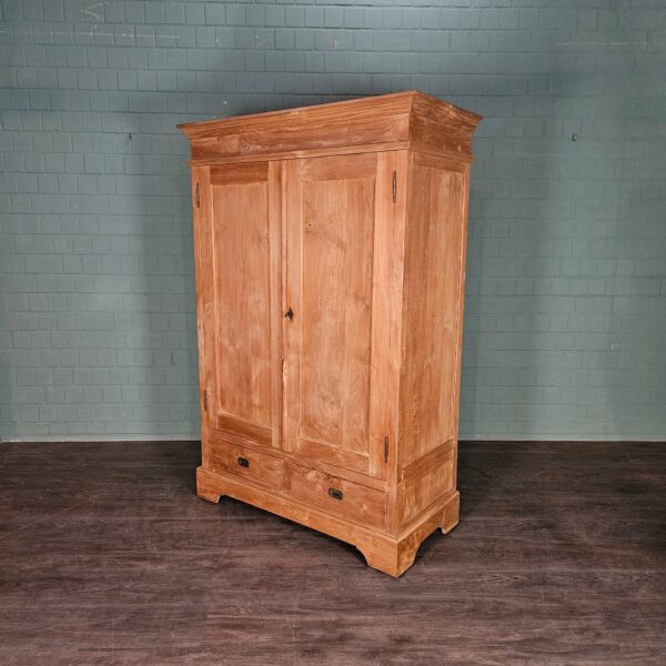 Kleiderschrank Schrank Teakholz 1,35 m