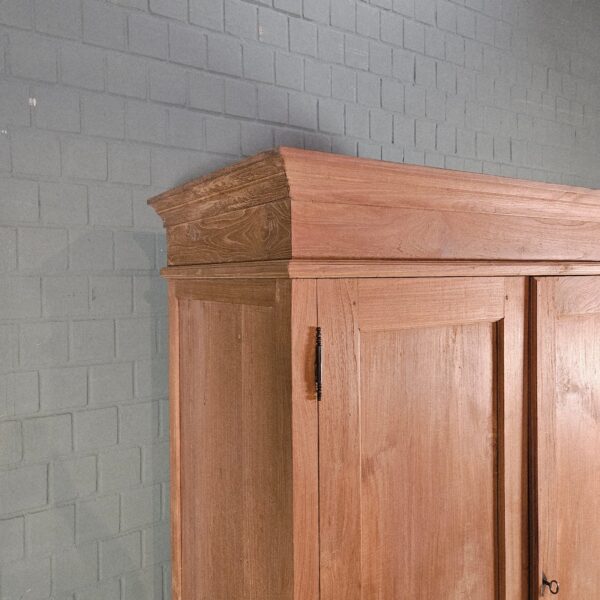 Kleiderschrank Schrank Teakholz 1,35 m – Bild 3