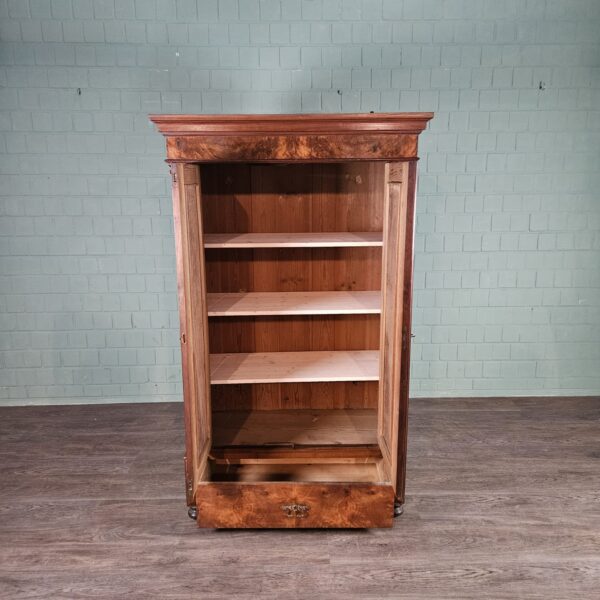 Kleiderschrank Schrank Gründerzeit 1880 Nussbaum – Bild 9