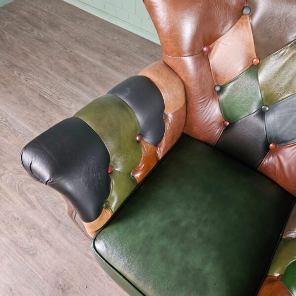 Chesterfield Sessel Leder Modell Jungle – Bild 5
