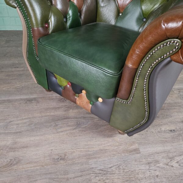 Chesterfield Sessel Leder Modell Jungle – Bild 6