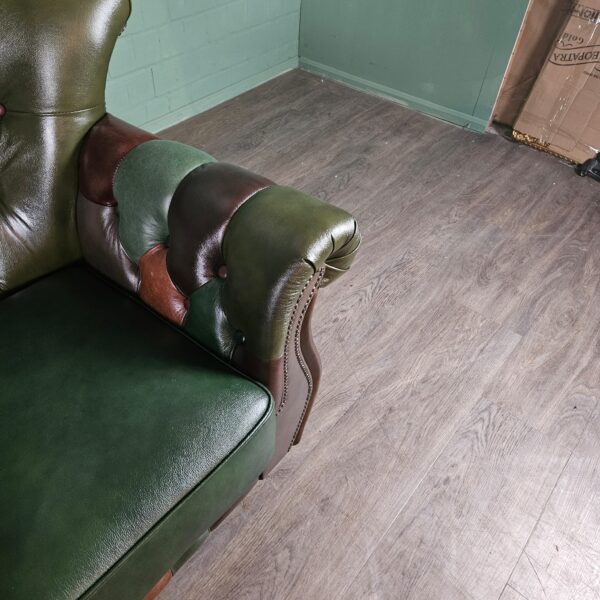 Chesterfield Sofa Couch Leder Modell Jungle 2,00 m – Bild 12