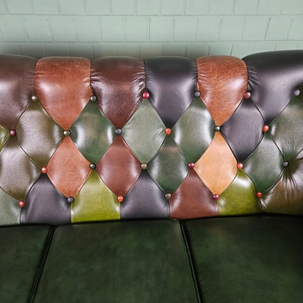 Chesterfield Sofa Couch Leder Modell Jungle 2,00 m – Bild 8
