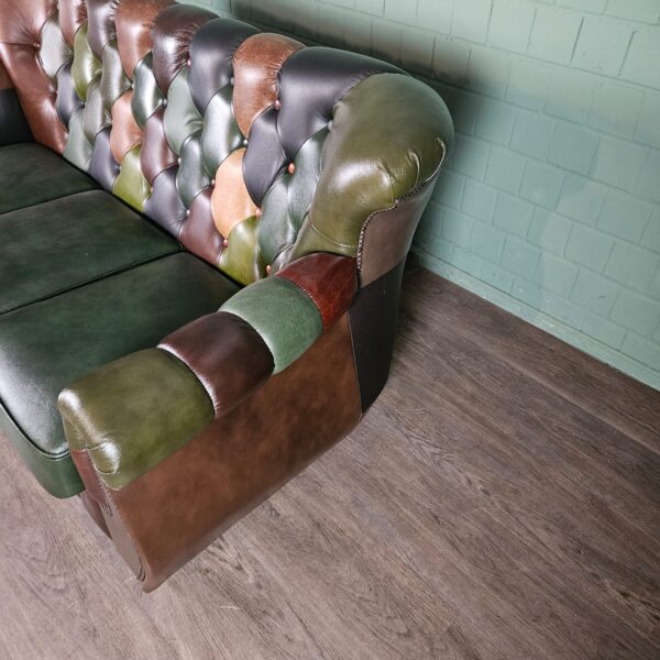 Chesterfield Sofa Couch Leder Modell Jungle 2,00 m – Bild 13