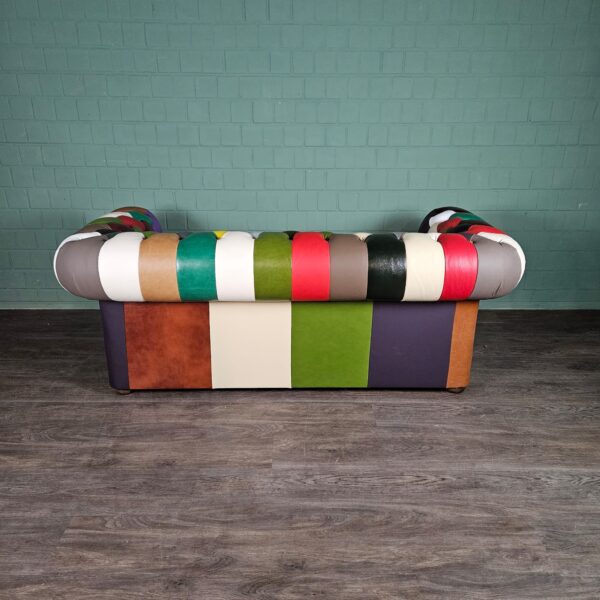 Chesterfield Sofa Couch Leder Modell Karneval 2,00 m – Bild 10