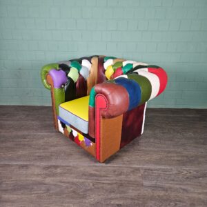 Chesterfield Sessel Leder Modell Karneval