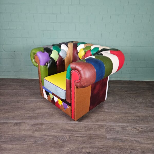 Chesterfield Sessel Leder Modell Karneval