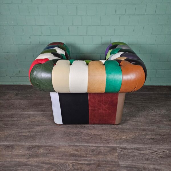Chesterfield Sessel Leder Modell Karneval – Bild 10