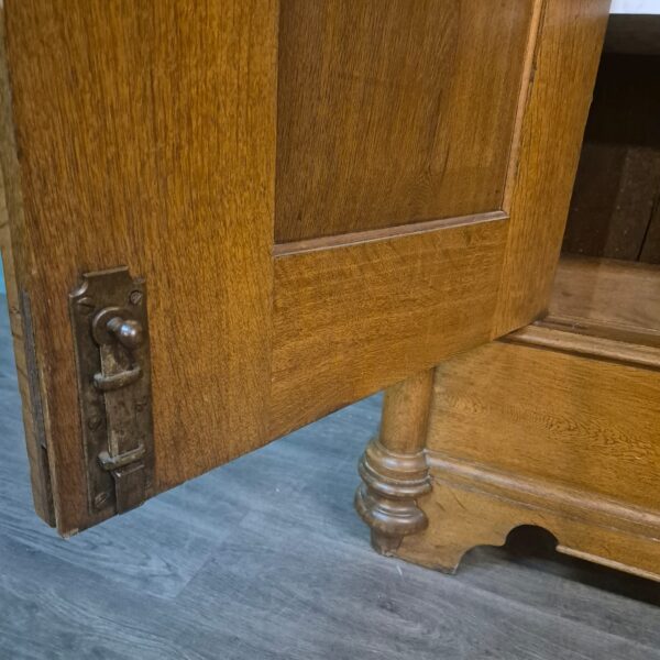 Kleiderschrank Schrank Biedermeier 1840 Eiche – Bild 20