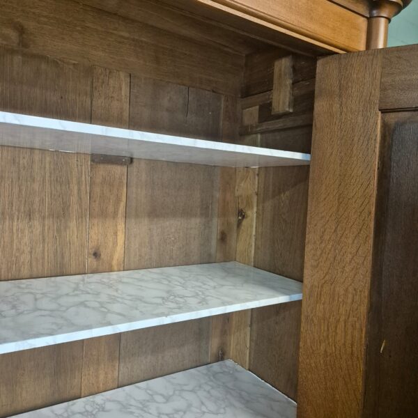 Kleiderschrank Schrank Biedermeier 1840 Eiche – Bild 25