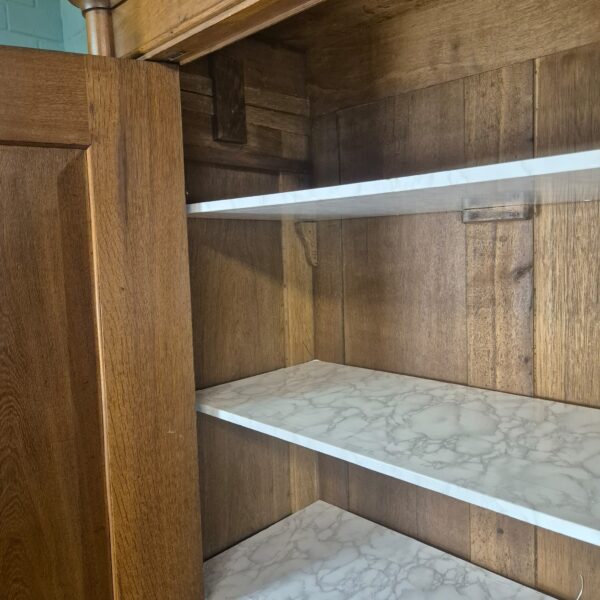 Kleiderschrank Schrank Biedermeier 1840 Eiche – Bild 24