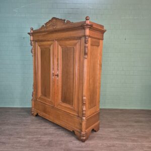 Kleiderschrank Schrank Biedermeier 1840 Eiche