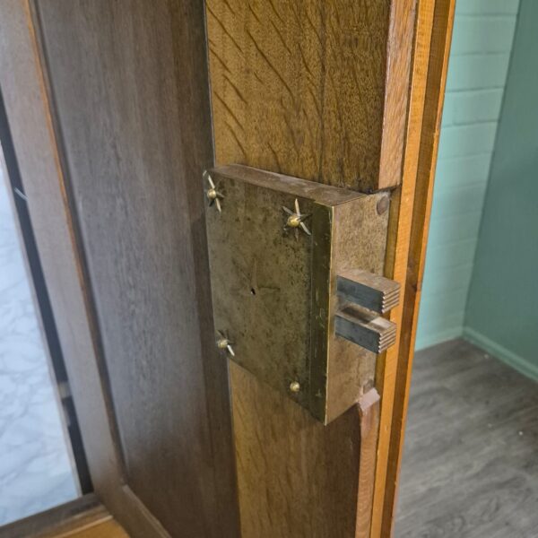 Kleiderschrank Schrank Biedermeier 1840 Eiche – Bild 26