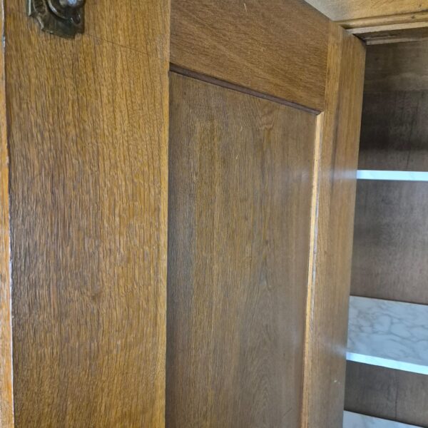 Kleiderschrank Schrank Biedermeier 1840 Eiche – Bild 19