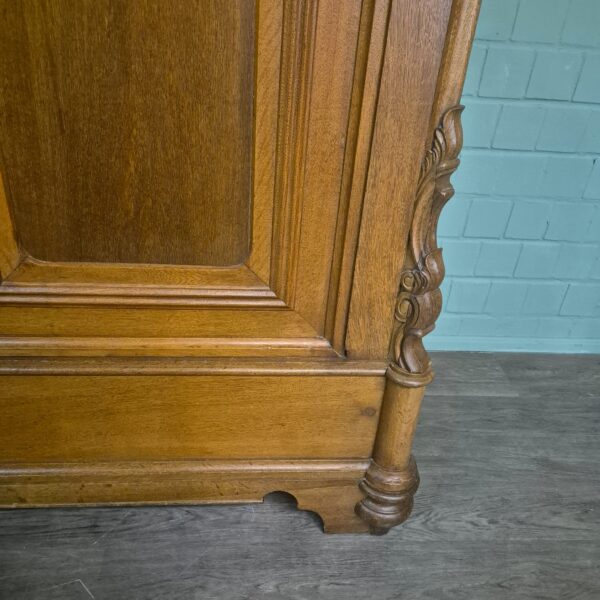 Kleiderschrank Schrank Biedermeier 1840 Eiche – Bild 9