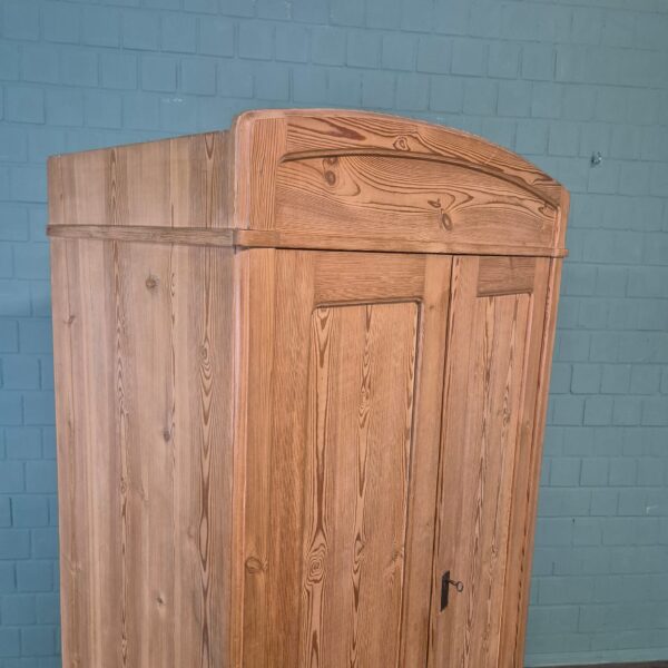 Schrank Kleiderschrank Jugendstil 1900 Kiefer – Bild 5