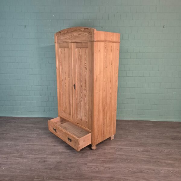 Schrank Kleiderschrank Jugendstil 1900 Kiefer – Bild 11