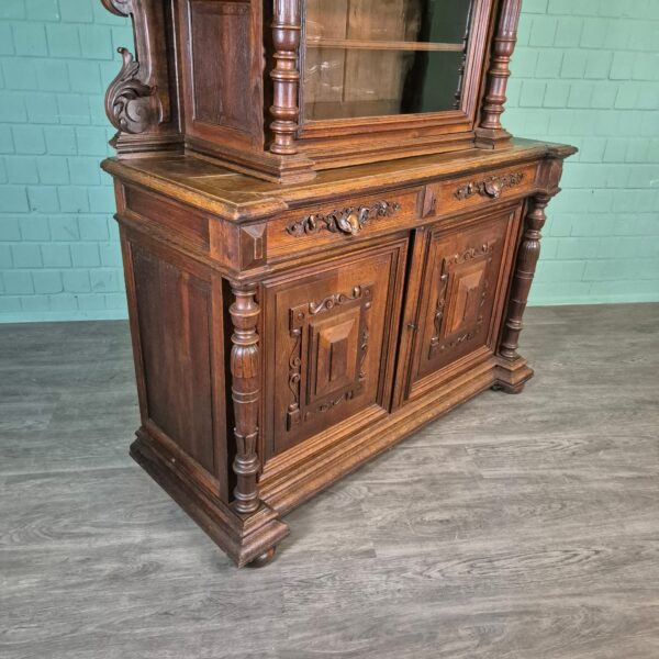 Buffetschrank Schrank Gründerzeit 1880 Eiche – Bild 7