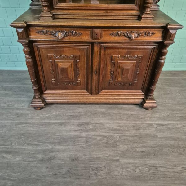 Buffetschrank Schrank Gründerzeit 1880 Eiche – Bild 9