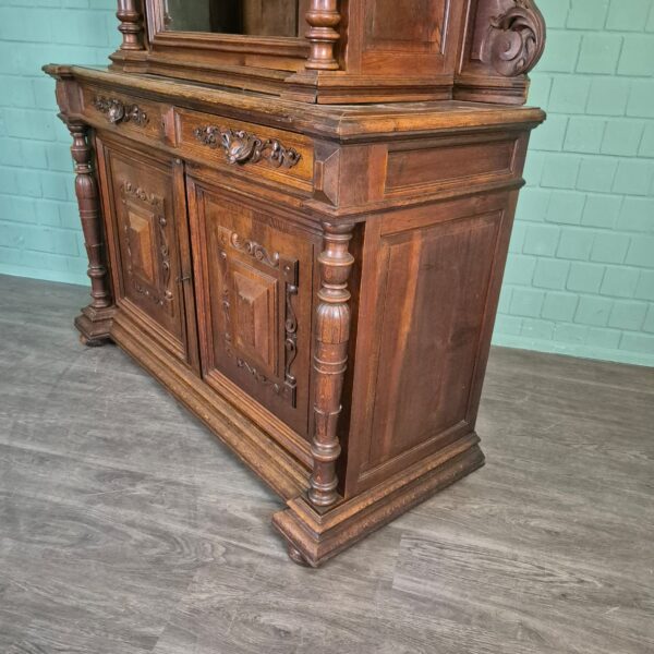 Buffetschrank Schrank Gründerzeit 1880 Eiche – Bild 10