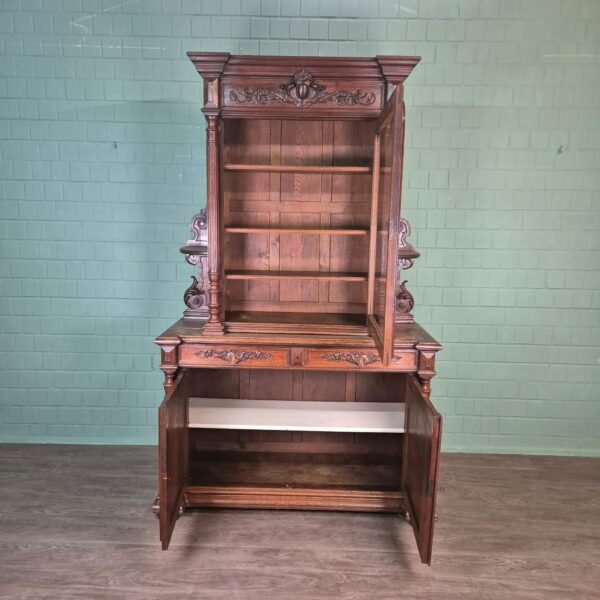 Buffetschrank Schrank Gründerzeit 1880 Eiche – Bild 15