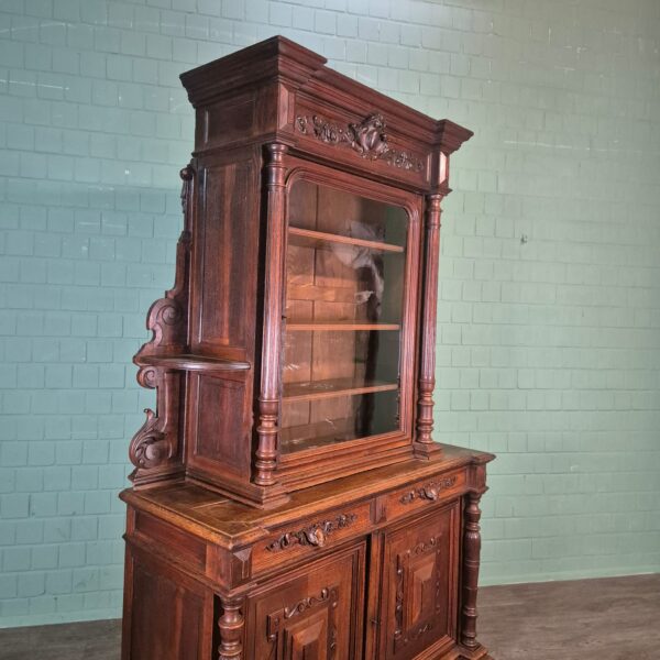 Buffetschrank Schrank Gründerzeit 1880 Eiche – Bild 5