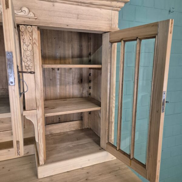 Buffetschrank Schrank Jugendstil 1910 Kiefer – Bild 15