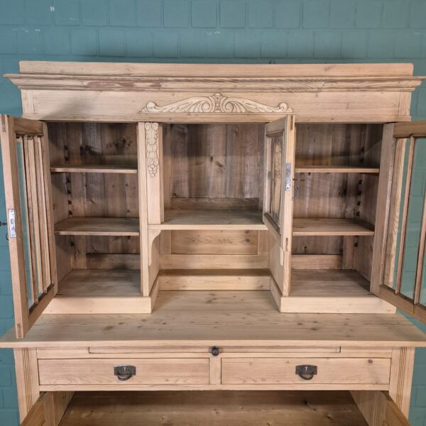 Buffetschrank Schrank Jugendstil 1910 Kiefer – Bild 13